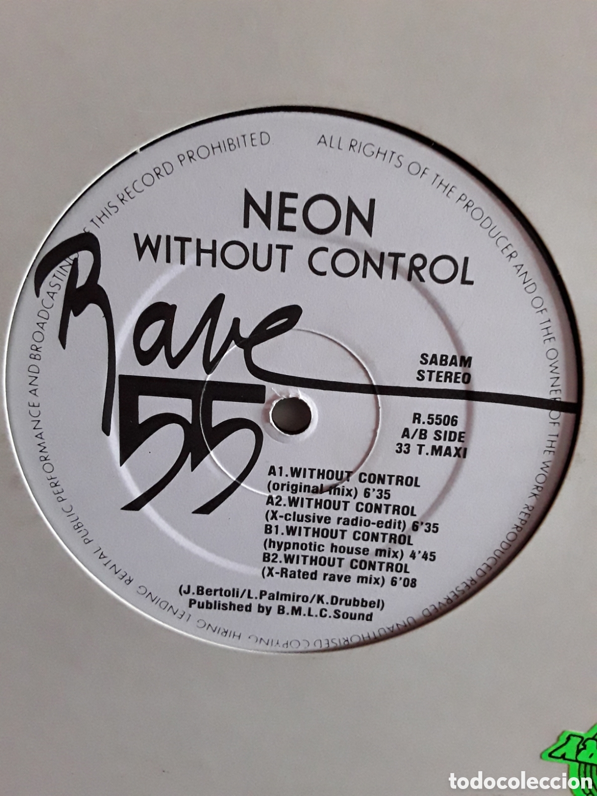 Discos de vinilo: Neon &lrm;&ndash; Without Control - Foto 1
