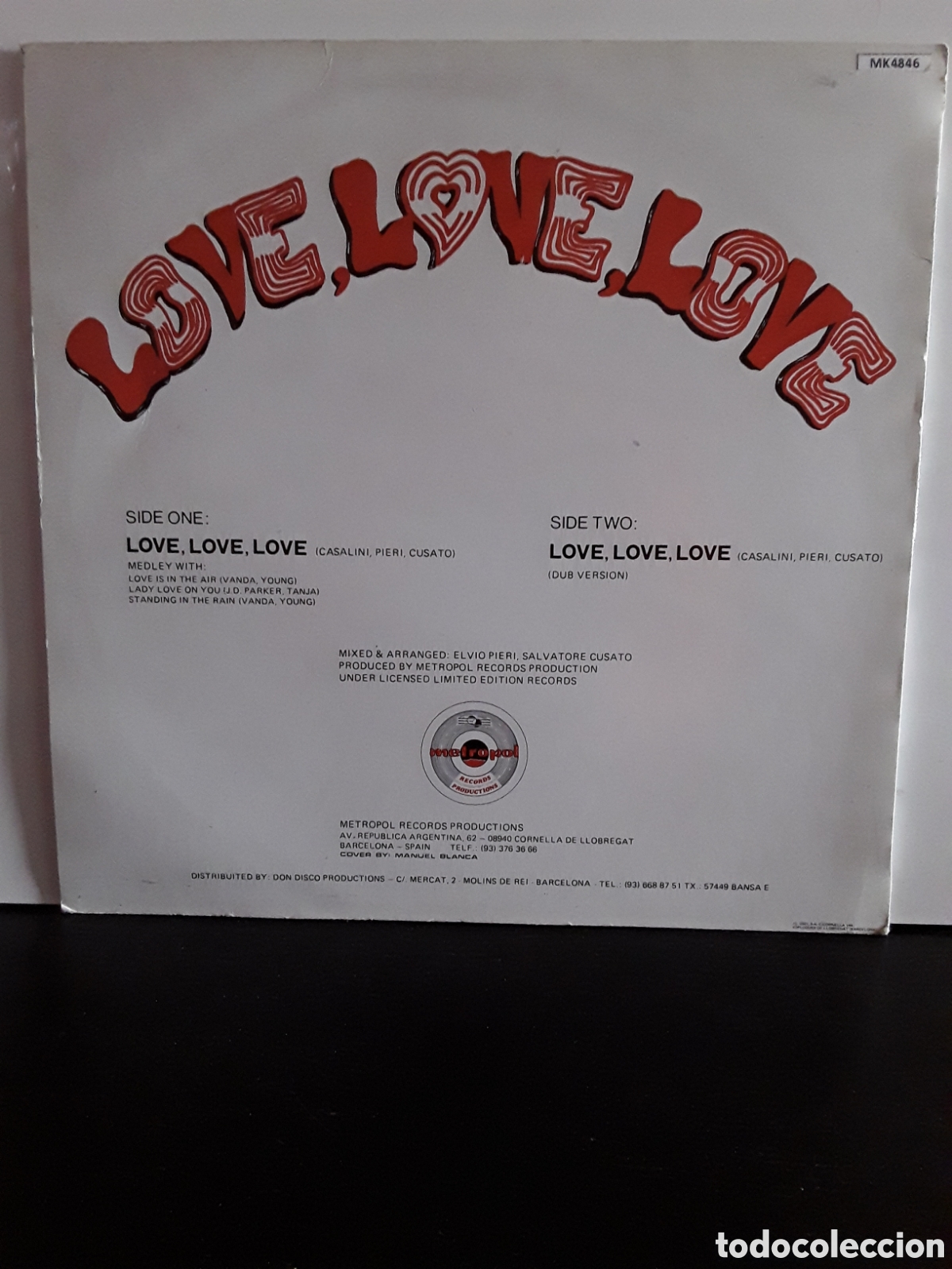 Discos de vinilo: Anthony & Rose &lrm;&ndash; Love, Love, Love - Foto 2