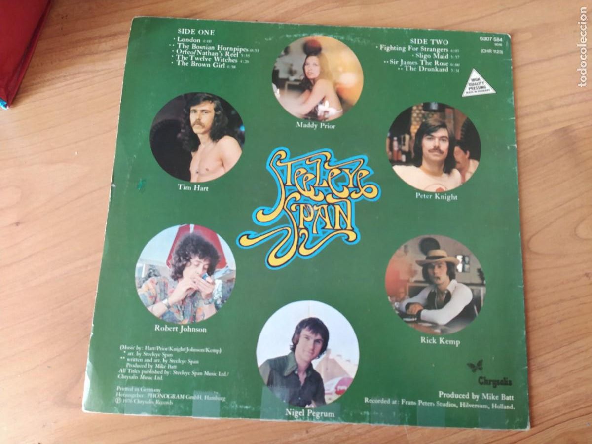 Discos de vinilo: STEELEYE SPAN - ROCKET COTTAGE - LP CHRYSALIS 1976 - Foto 2