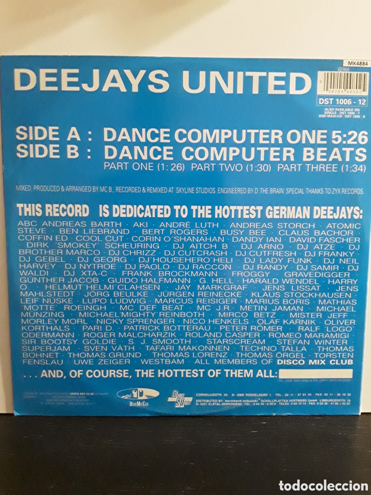 Discos de vinilo: Deejays United &lrm;&ndash; Dance Computer One - Foto 2