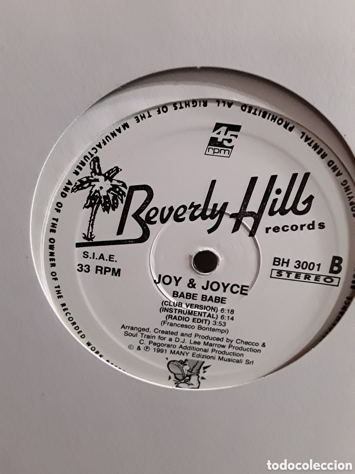 Discos de vinilo: Joy & Joyce &lrm;&ndash; Babe Babe - Foto 2