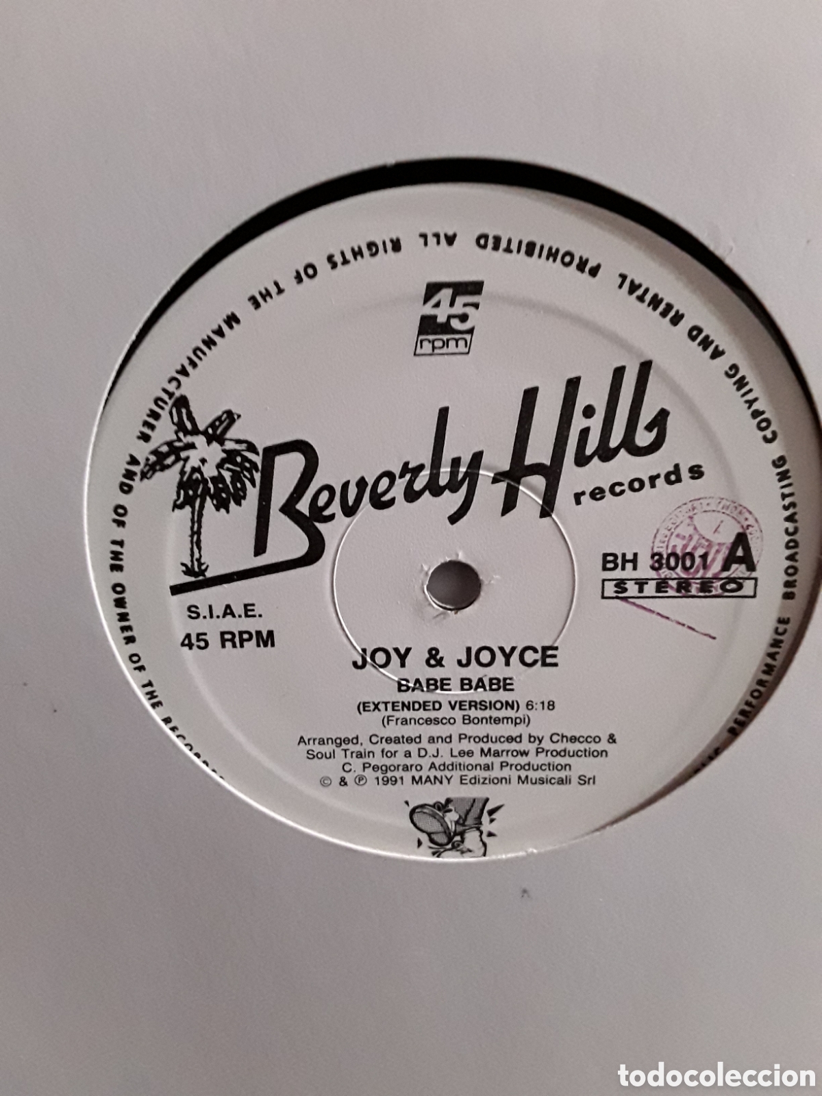 Discos de vinilo: Joy & Joyce &lrm;&ndash; Babe Babe - Foto 1