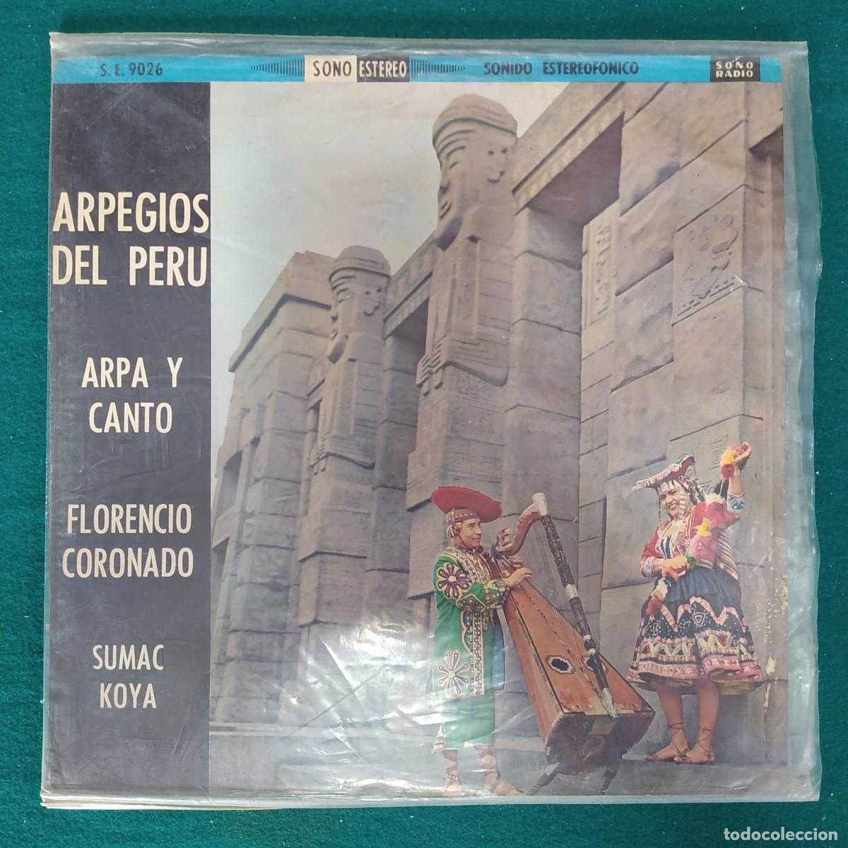 Discos de vinilo: Florencio Coronado, Sumac Koya &ndash; Arpegios Del Per&uacute; - Foto 1