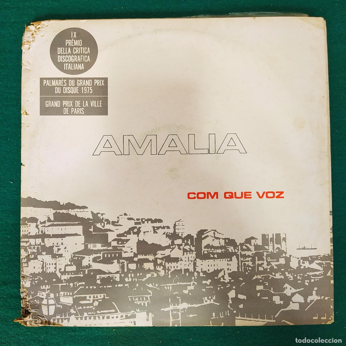Discos de vinilo: Am&aacute;lia &ndash; Com Que Voz - Foto 1