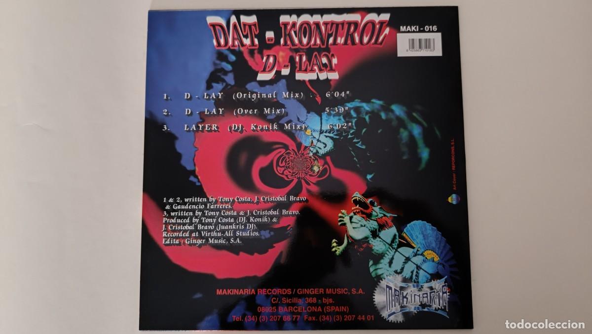 Discos de vinilo: Dat-Kontrol &ndash; D-Lay....Makinaria Records - Foto 2