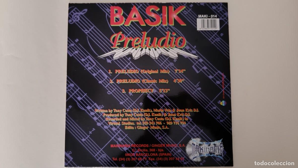 Discos de vinilo: Basik &ndash; Preludio... Makinaria Records - Foto 2