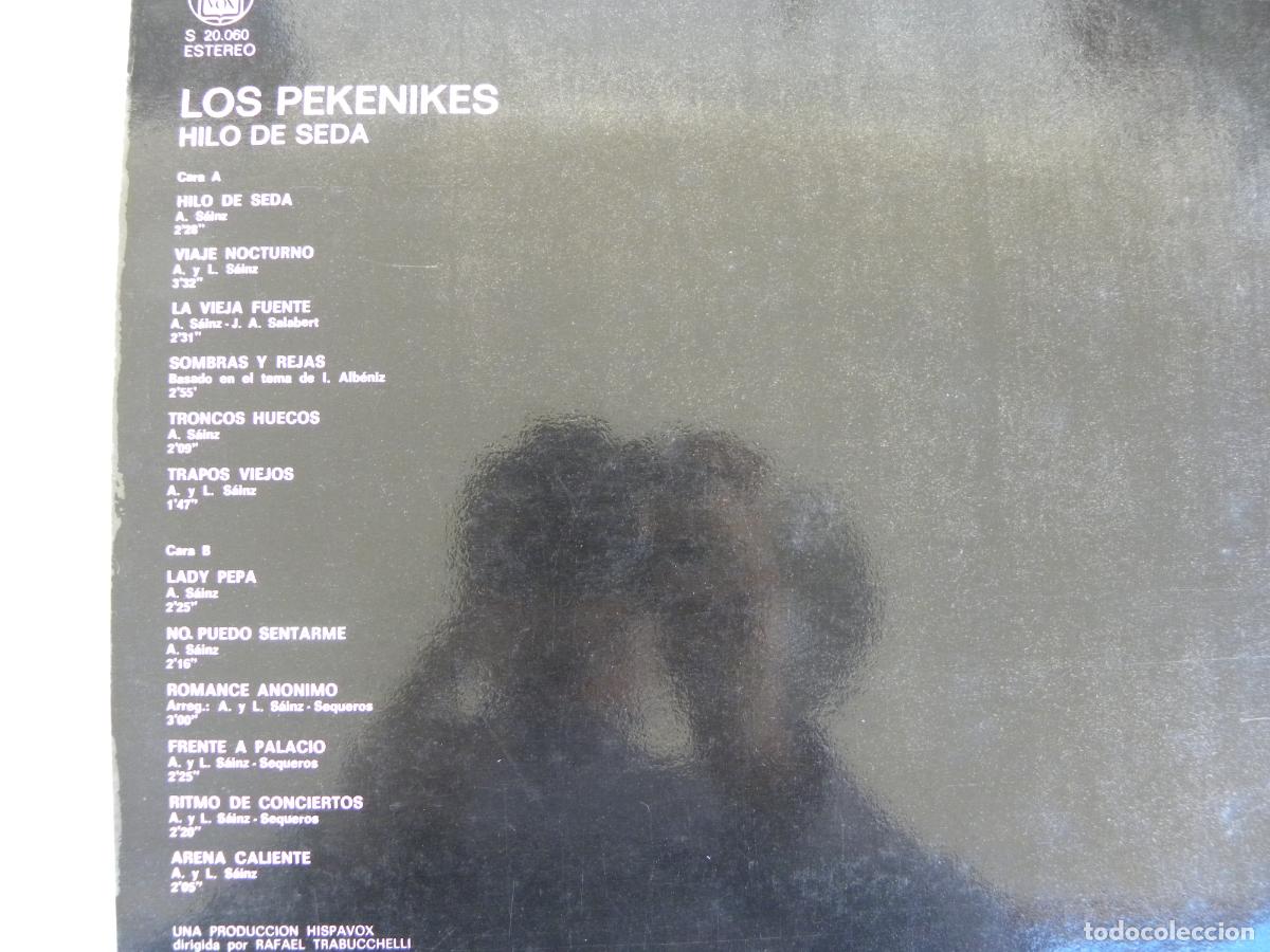 Discos de vinilo: LOS PEKENIKES, HILO DE SEDA -LP 1978 - Foto 2