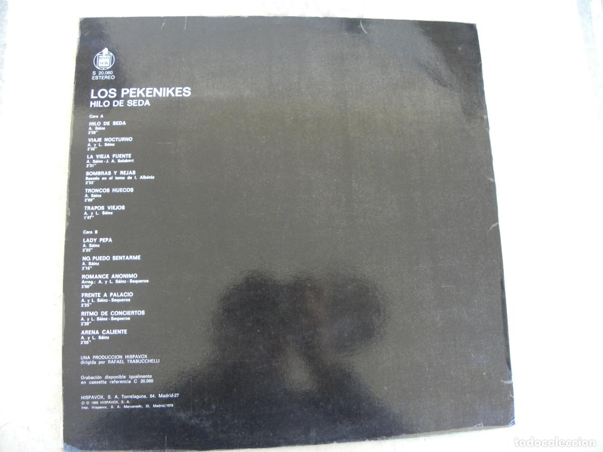 Discos de vinilo: LOS PEKENIKES, HILO DE SEDA -LP 1978 - Foto 3