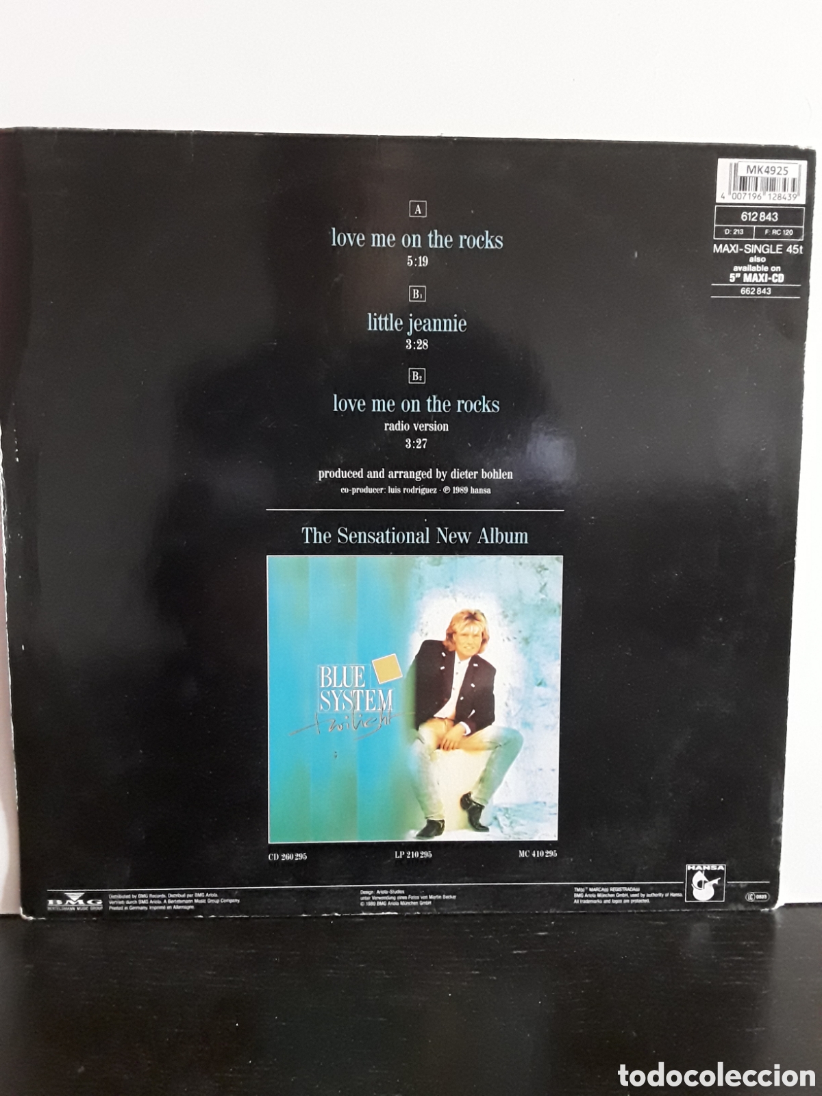 Discos de vinilo: Blue System &lrm;&ndash; Love Me On The Rocks - Foto 2