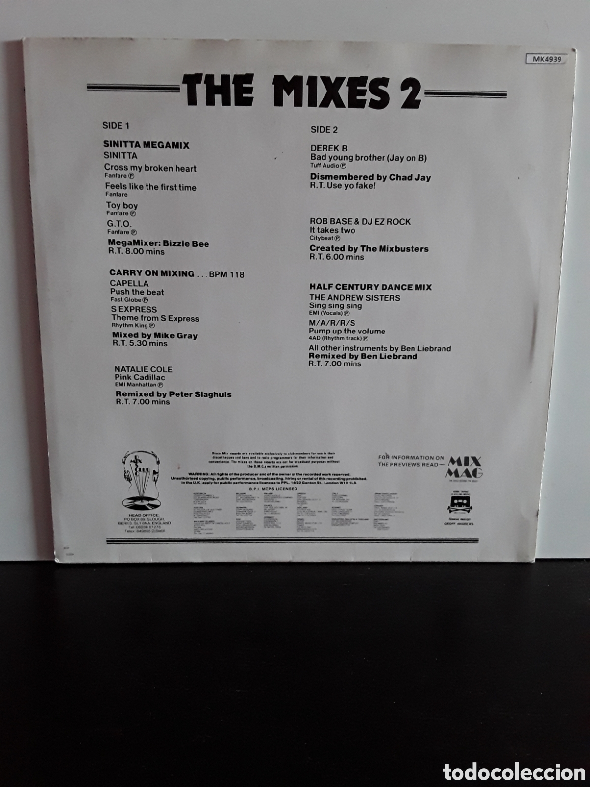 Discos de vinilo: May 88 Mixes 2 DISCO - Foto 2