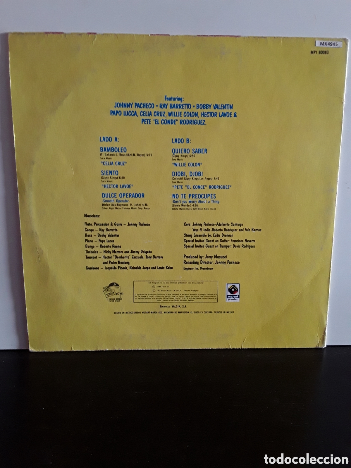 Discos de vinilo: Fania All Stars &lrm;&ndash; Bamboleo - Foto 2