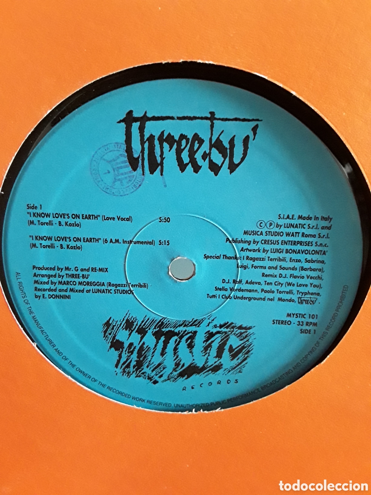 Discos de vinilo: Three-Bu &lrm;&ndash; I Know Loves On Earth - Foto 1