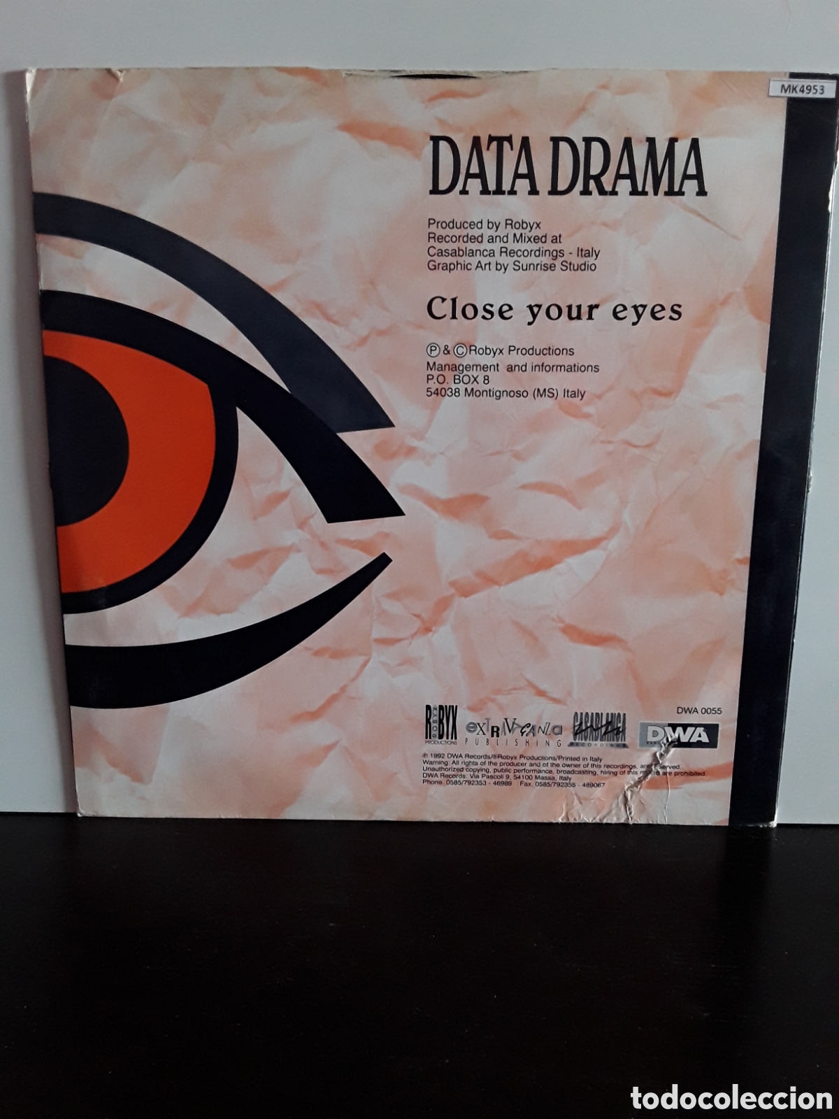 Discos de vinilo: Data Drama &lrm;&ndash; Close Your Eyes - Foto 2