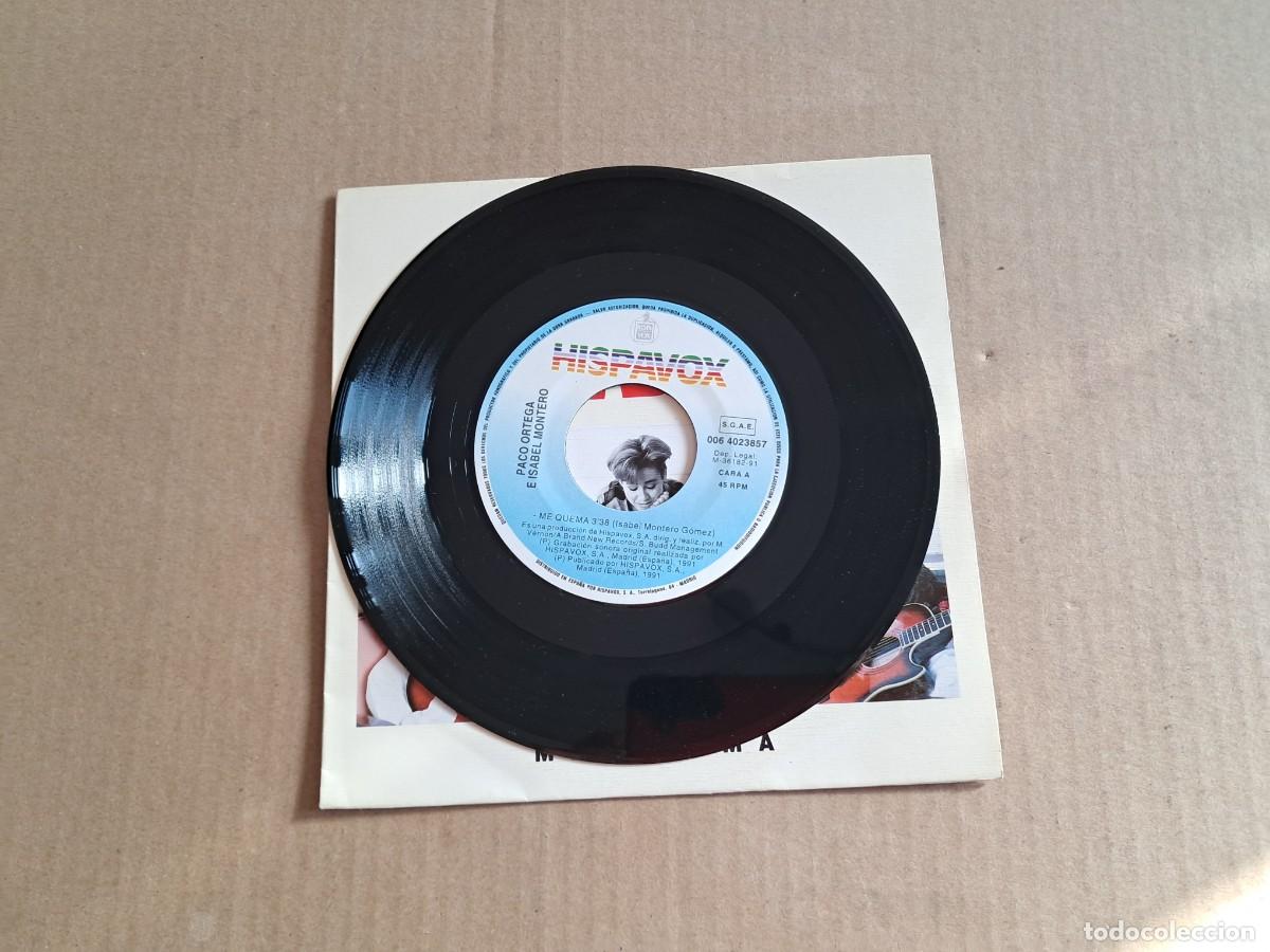 Discos de vinilo: PACO & ISABEL - ME QUEMA SINGLE 1991 - Foto 2