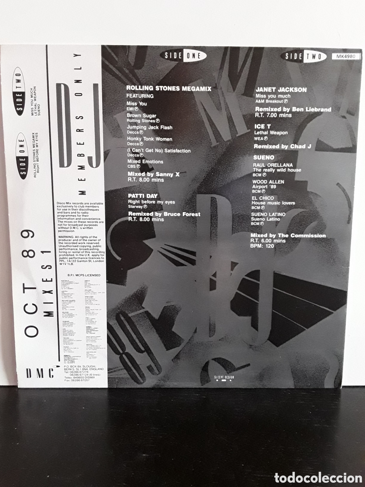 Discos de vinilo: October 89 - Mixes 1 MIXED - Foto 2