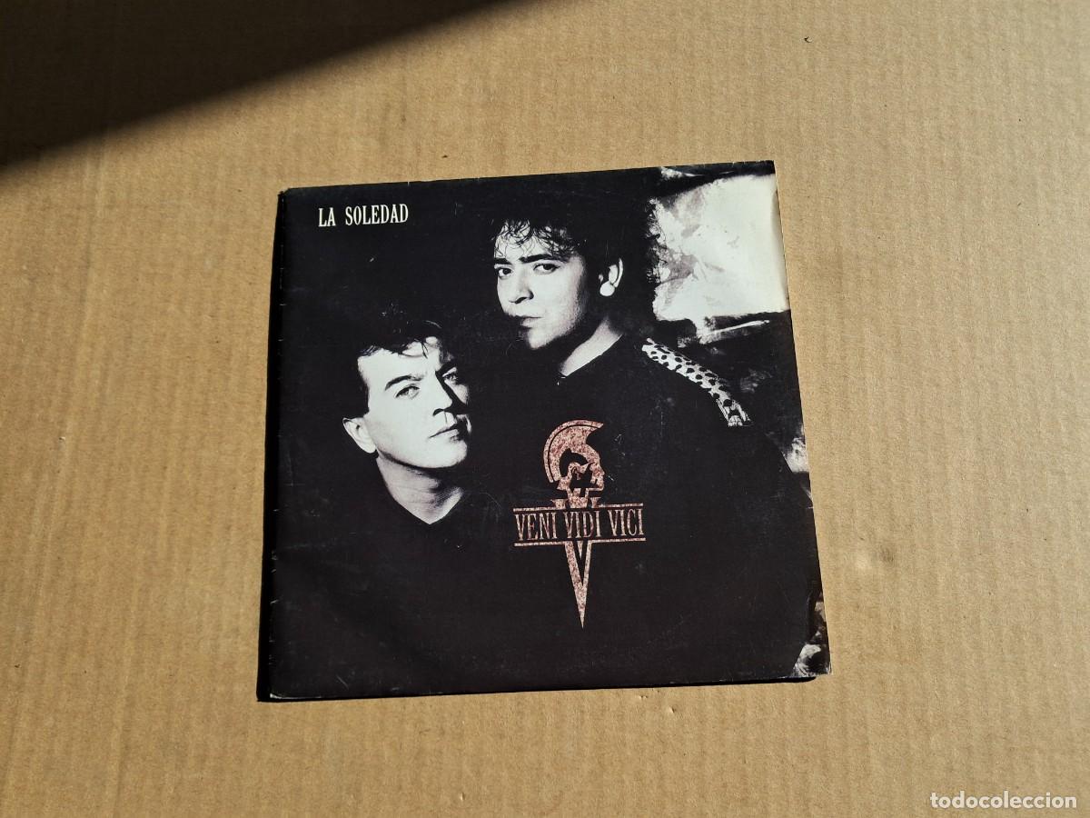 Discos de vinilo: VENI VIDI VICI - LA SOLEDAD SINGLE 1989 - Foto 1