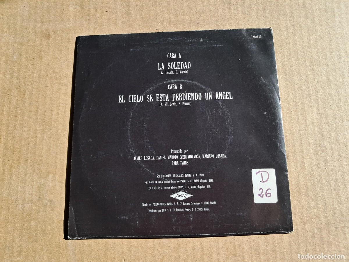 Discos de vinilo: VENI VIDI VICI - LA SOLEDAD SINGLE 1989 - Foto 3