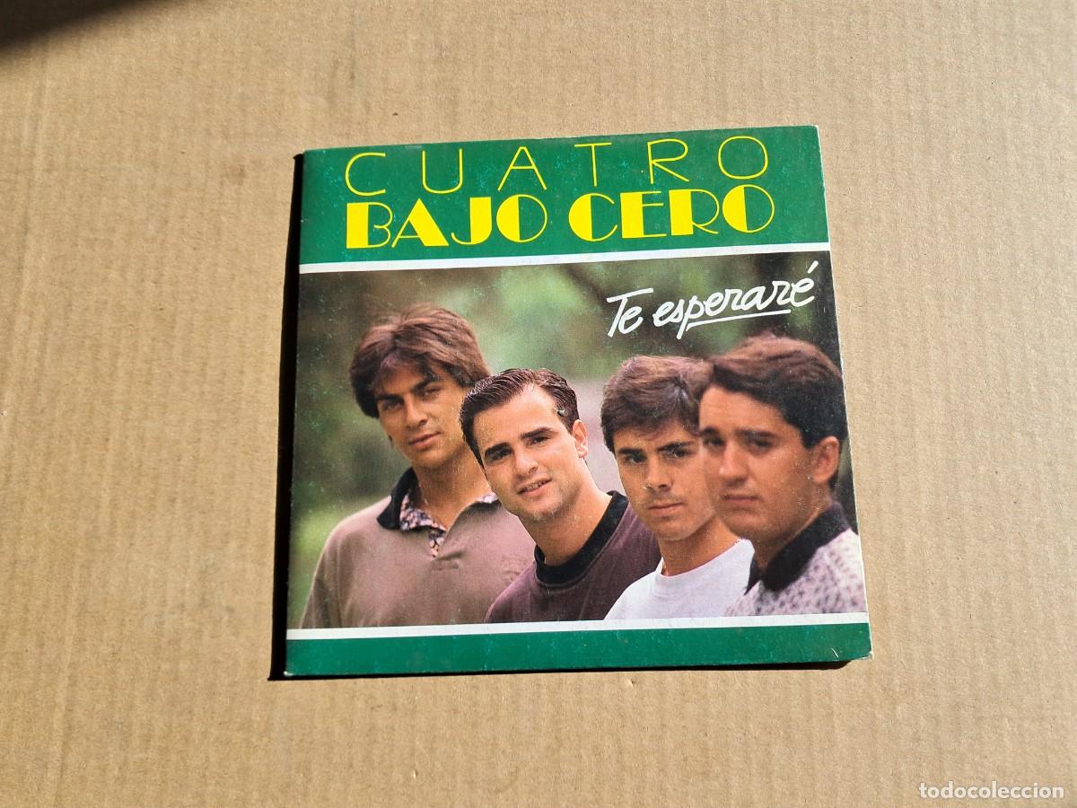 Discos de vinilo: CUATRO BAJO CERO - TE ESPERARE SINGLE 1990 - Foto 1