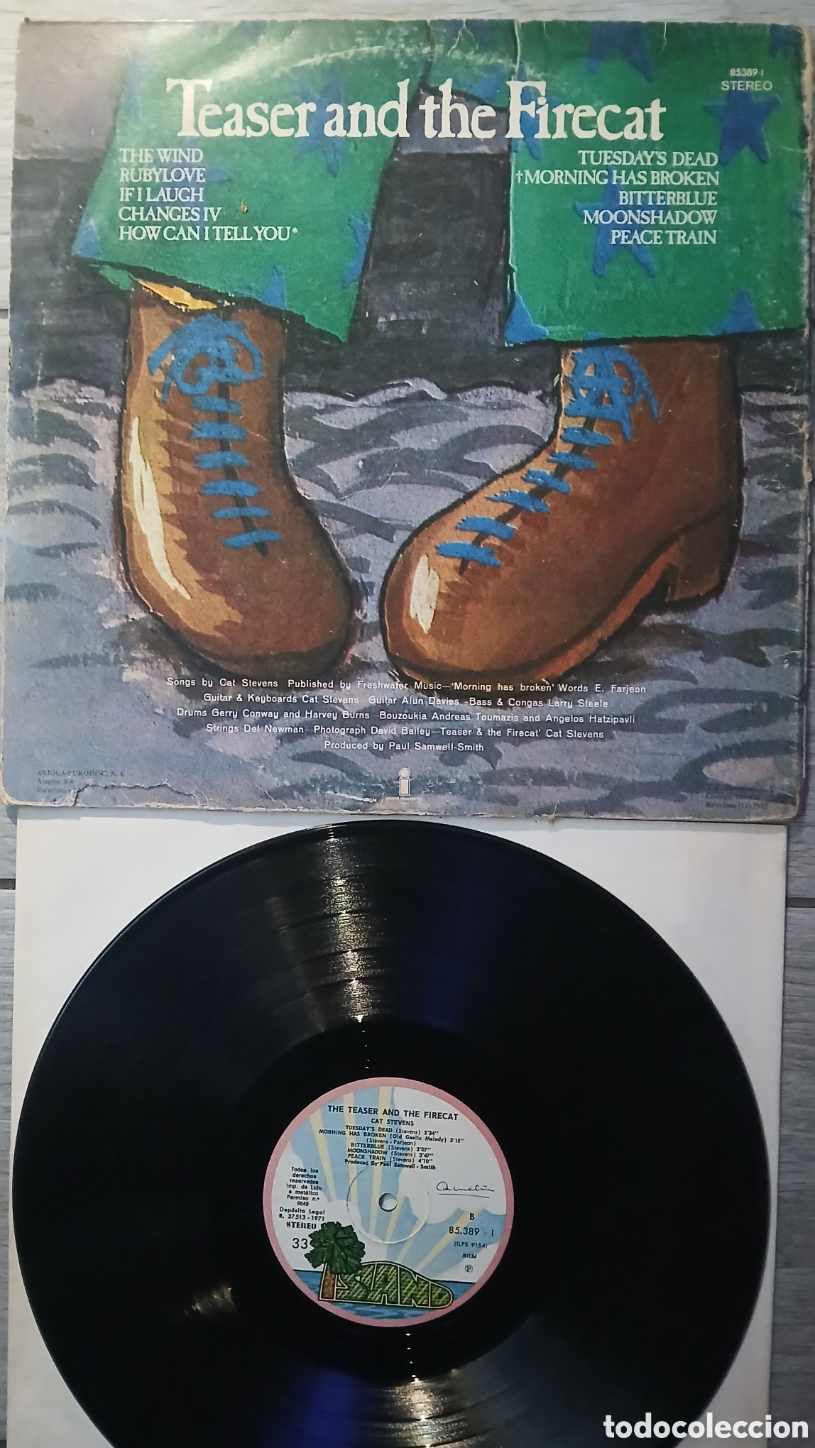 Discos de vinilo: CAT STEVENS- TEASER AND THE FIRECAT- - Foto 5