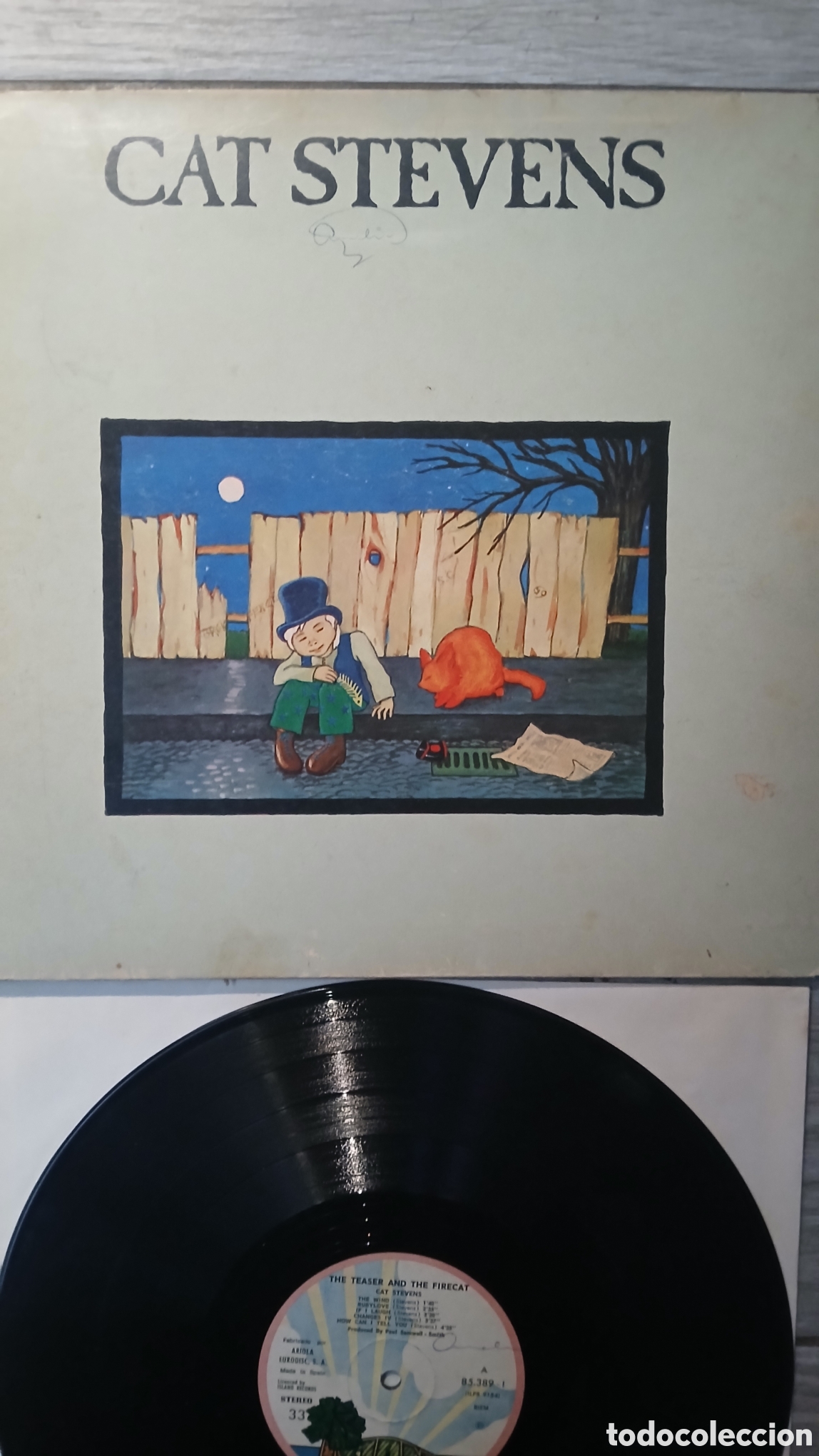 Discos de vinilo: CAT STEVENS- TEASER AND THE FIRECAT- - Foto 2