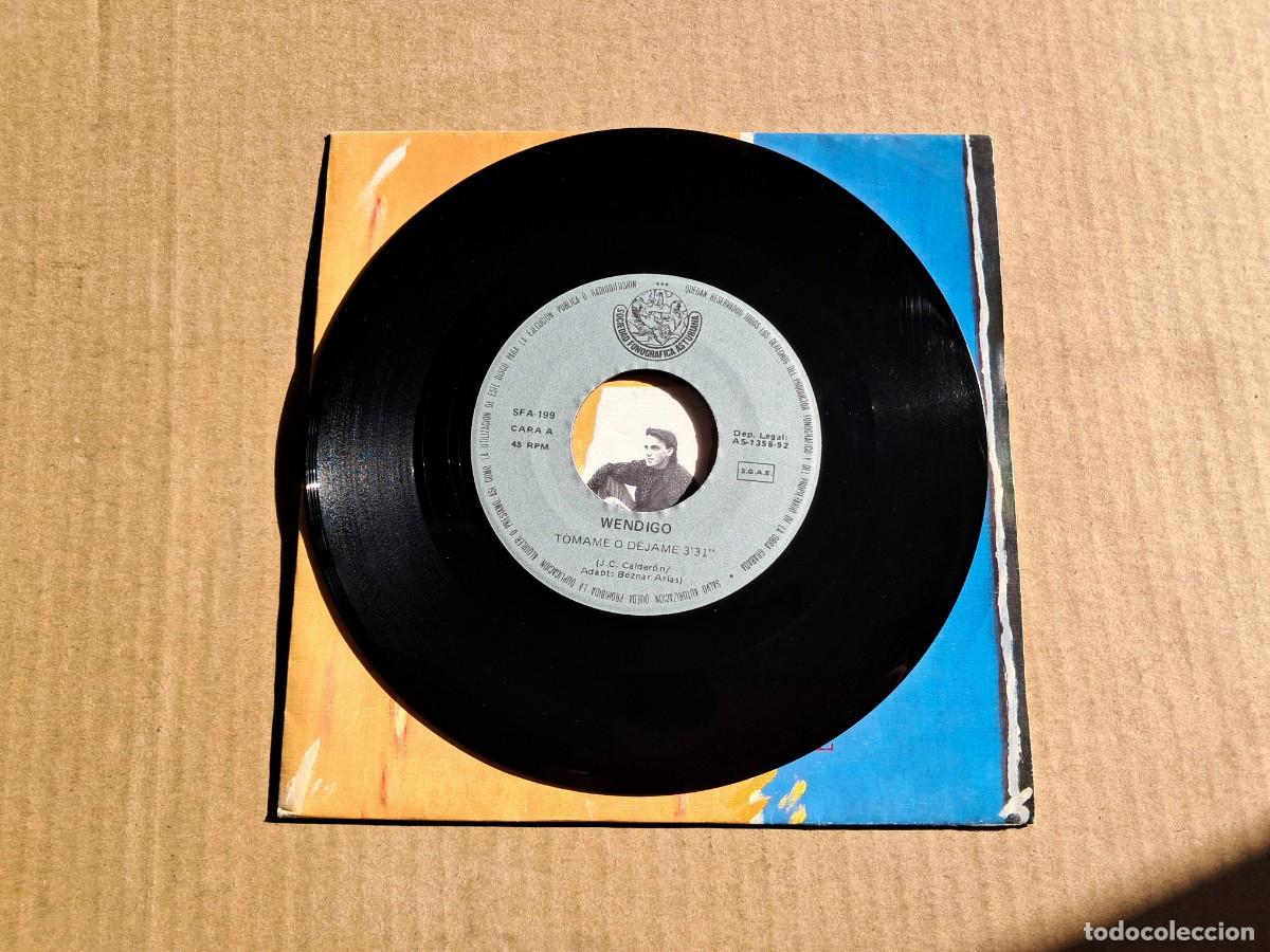 Discos de vinilo: WENDIGO - TOMAME O DEJAME SINGLE 1992 - Foto 2