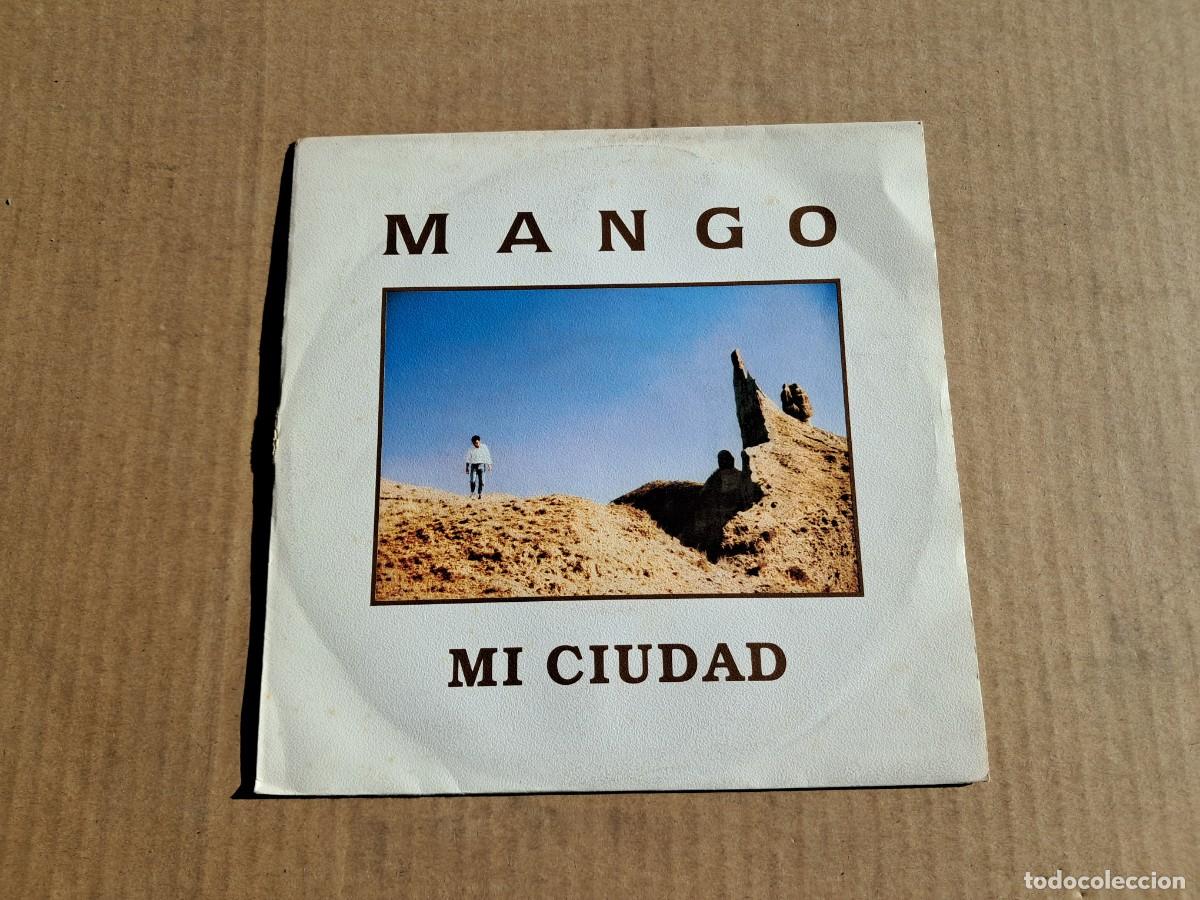 Discos de vinilo: MANGO - MI CIUDAD SINGLE PROMOCIONAL 1991 - Foto 1