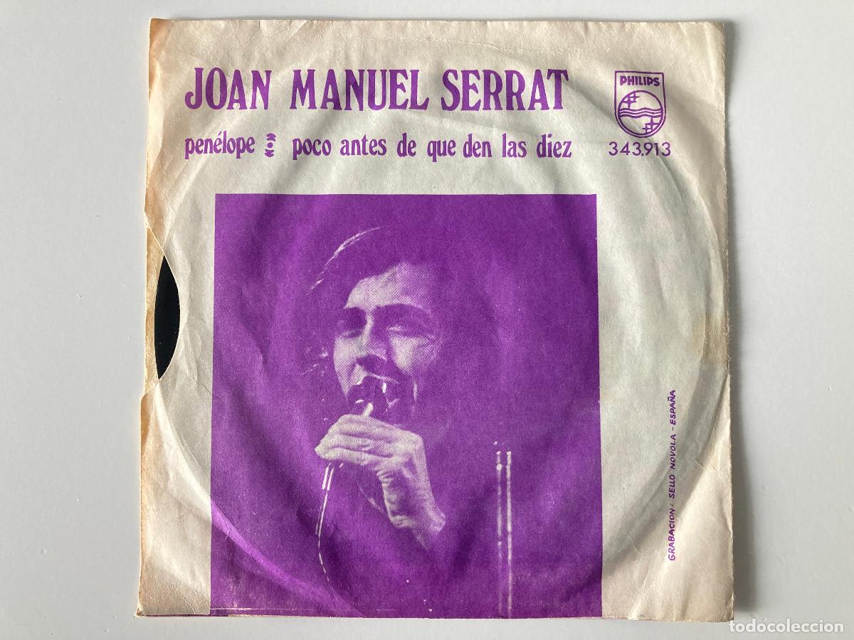Discos de vinilo: VINILO SP DE JOAN MANUEL SERRAT DE CHILE - Foto 2
