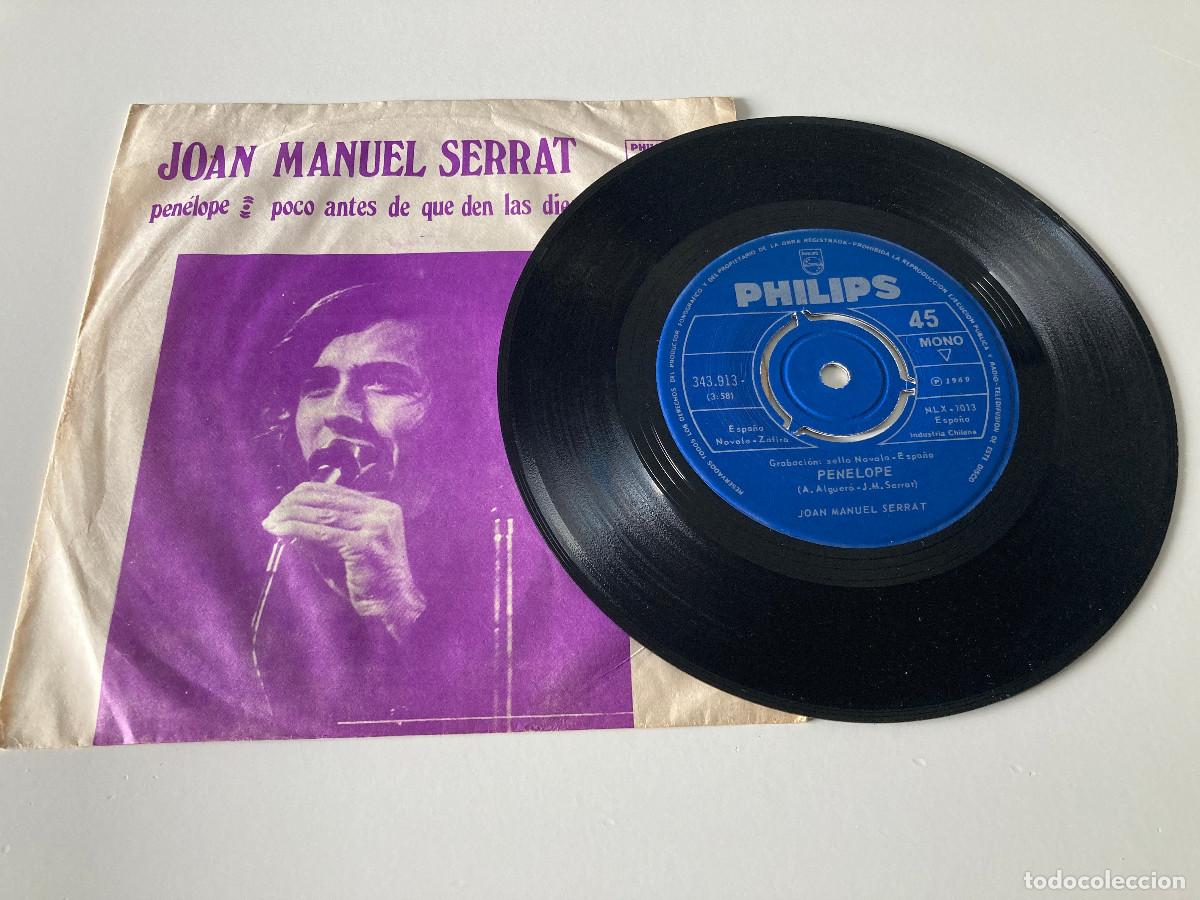 Discos de vinilo: VINILO SP DE JOAN MANUEL SERRAT DE CHILE - Foto 3