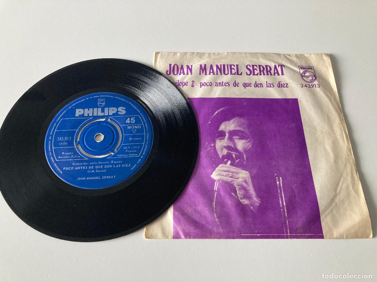 Discos de vinilo: VINILO SP DE JOAN MANUEL SERRAT DE CHILE - Foto 4