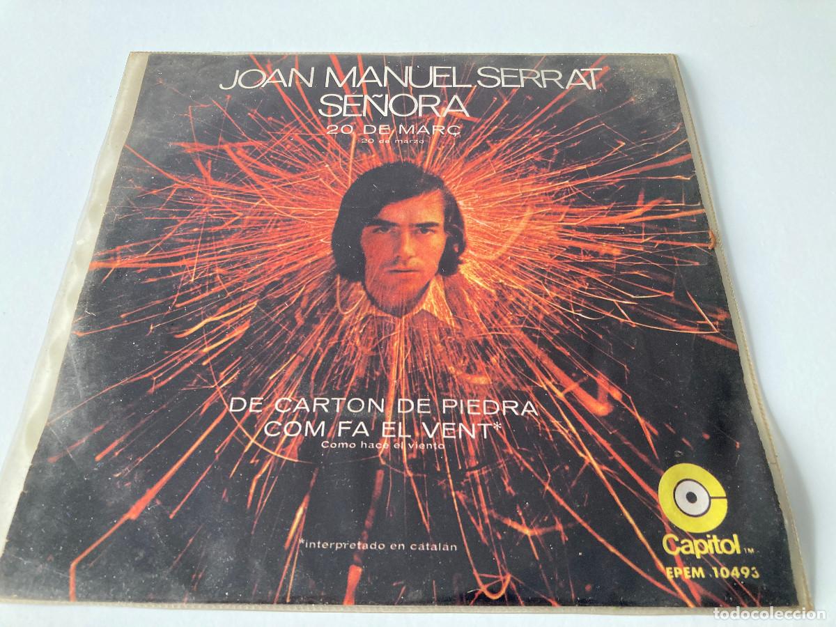 Discos de vinilo: VINILO EP DE JOAN MANUEL SERRAT DE M&Eacute;XICO - Foto 2