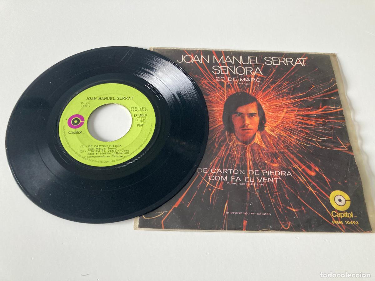 Discos de vinilo: VINILO EP DE JOAN MANUEL SERRAT DE M&Eacute;XICO - Foto 4