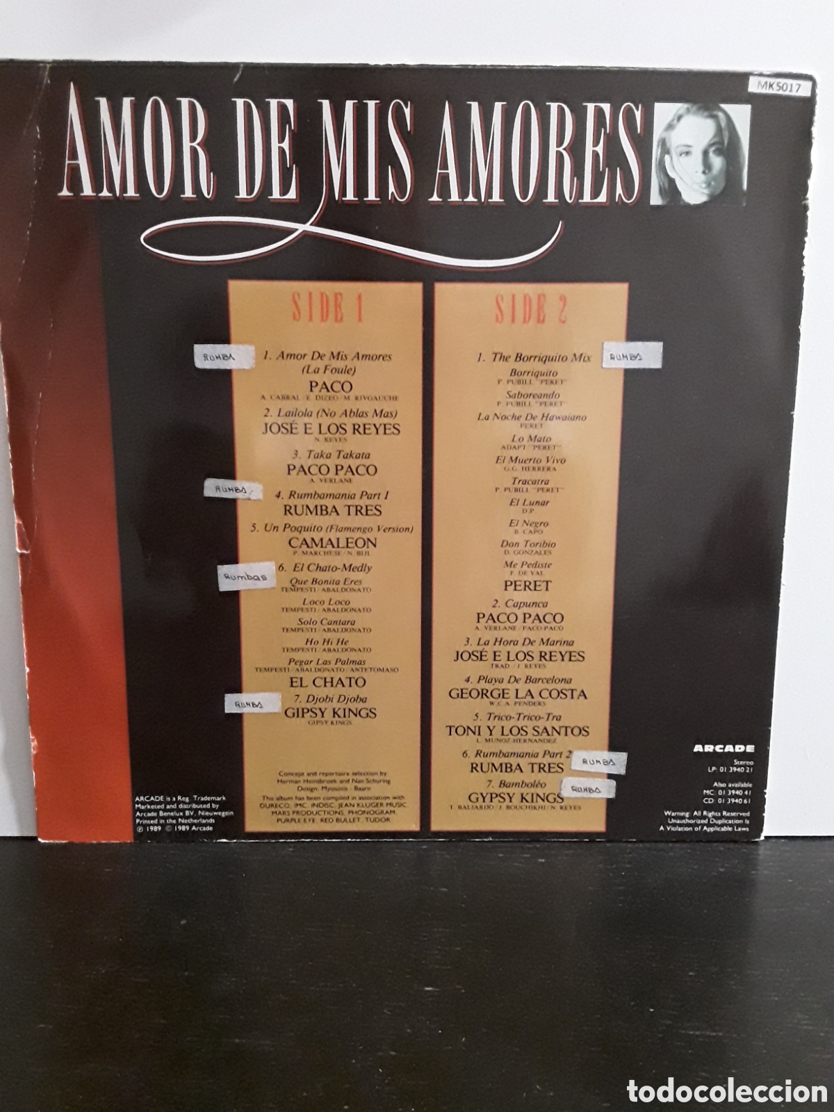 Discos de vinilo: Amor De Mis Amores LP - Foto 2
