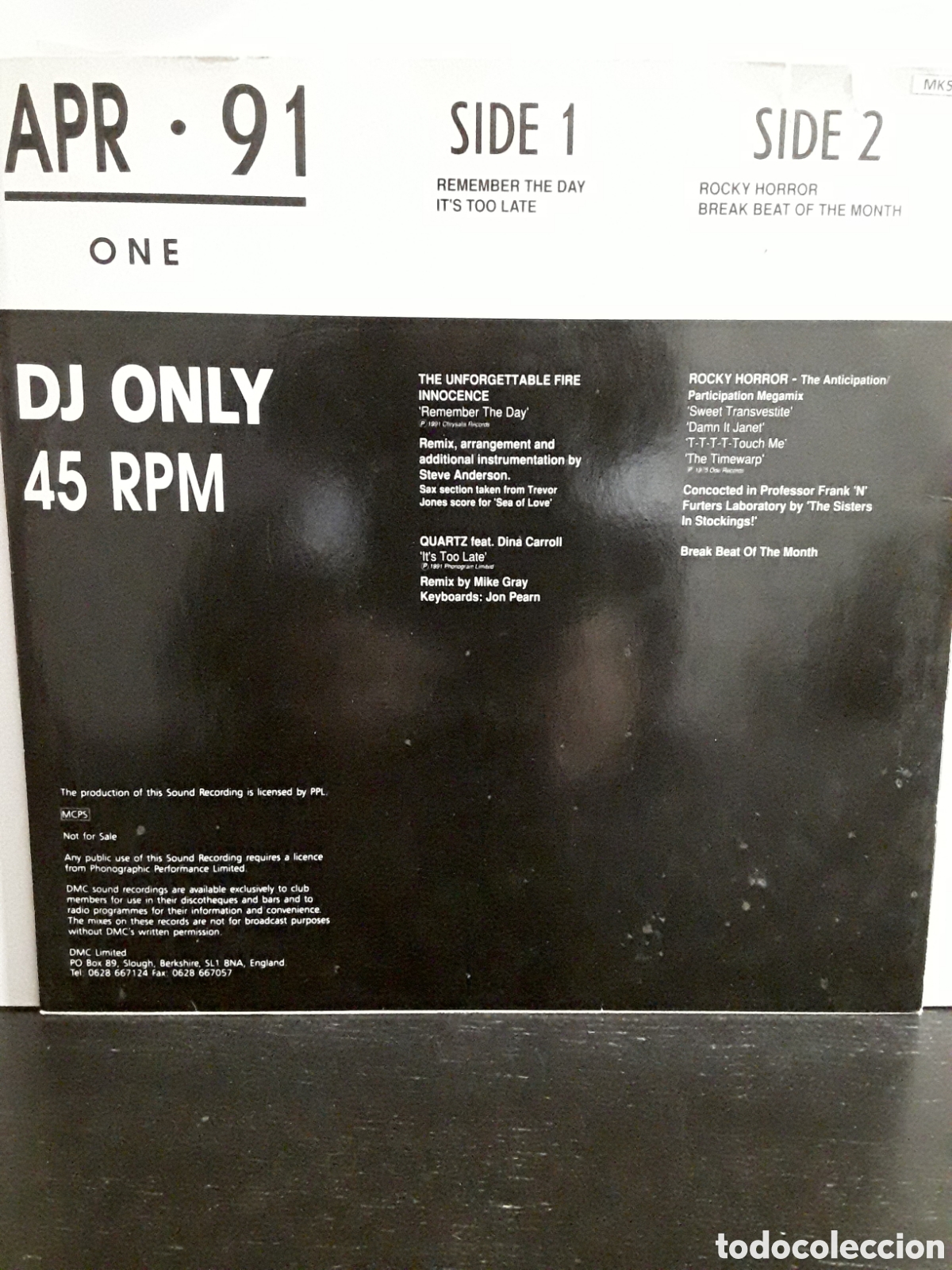 Discos de vinilo: April &bull; 91 (One) HIP HOP - Foto 2
