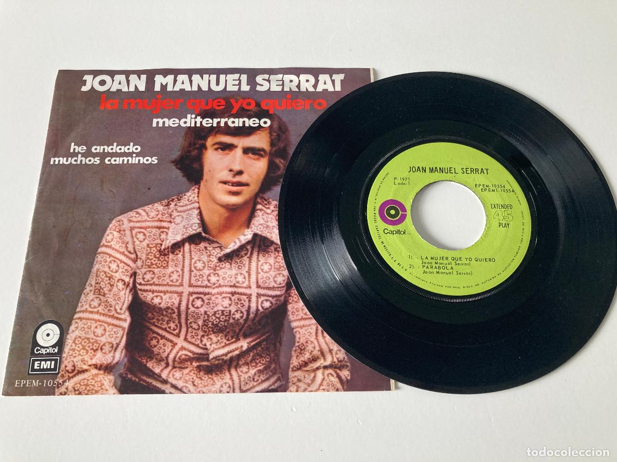 Discos de vinilo: VINILO EP DE JOAN MANUEL SERRAT DE M&Eacute;XICO - Foto 4