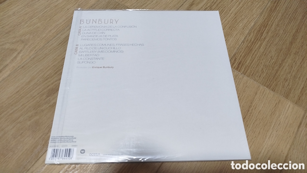 Discos de vinilo: Enrique Bunbury Lp vinilo + cd Expectativas - Foto 2