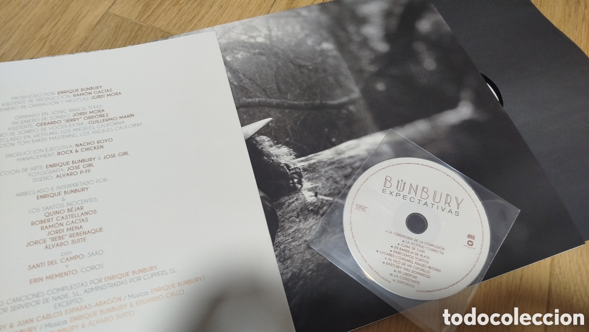 Discos de vinilo: Enrique Bunbury Lp vinilo + cd Expectativas - Foto 6