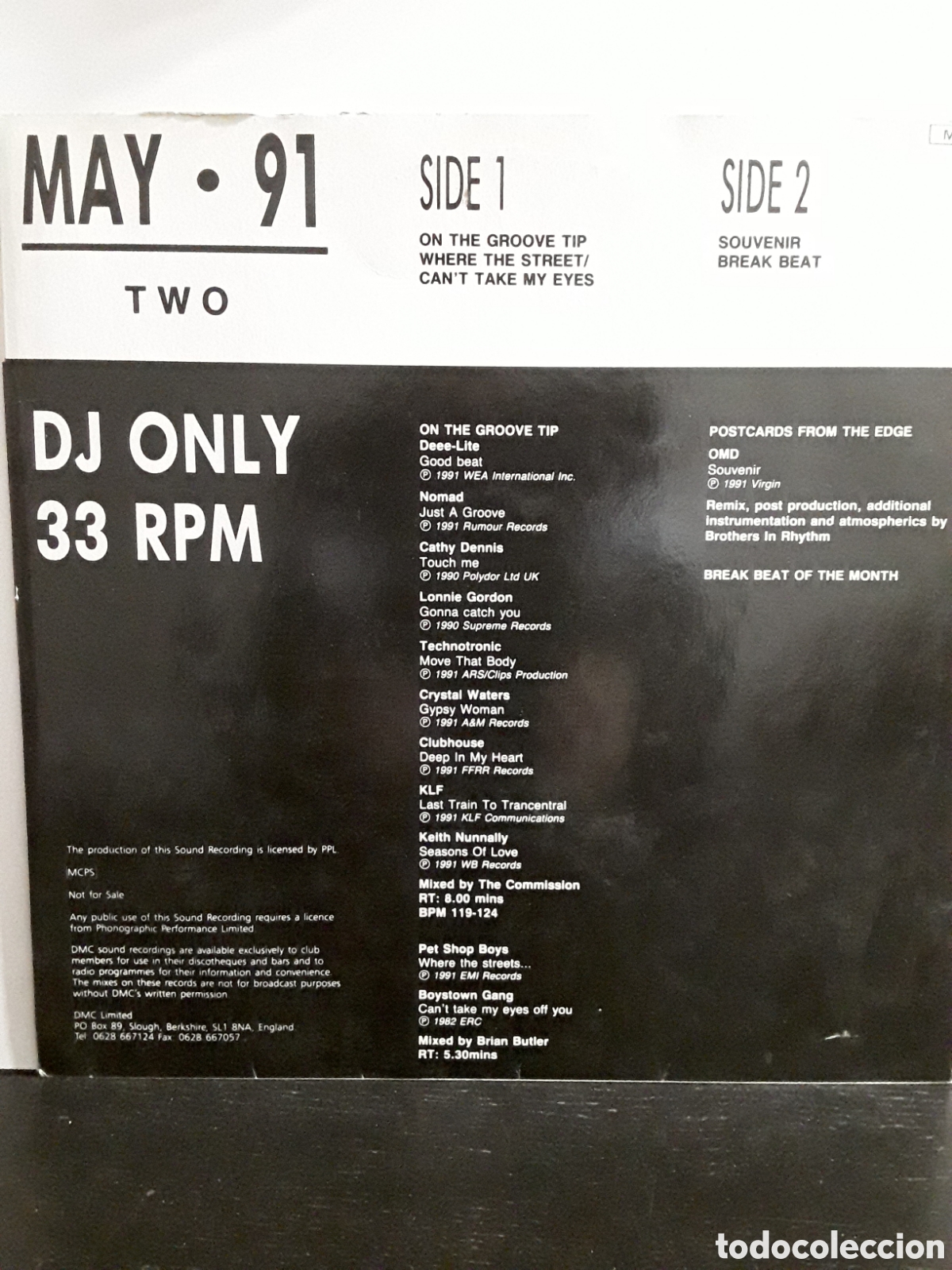 Discos de vinilo: May &bull; 91 (Two) HOUSE - Foto 2
