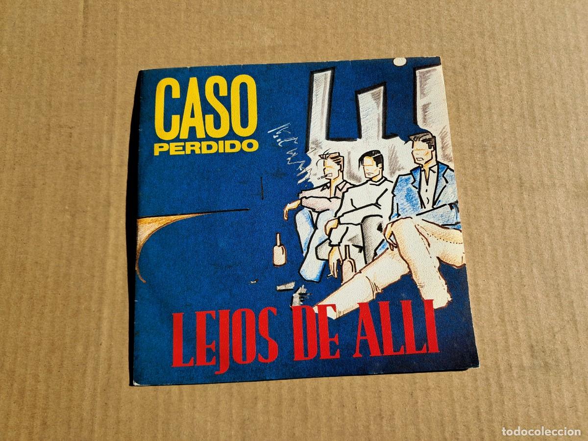 Discos de vinilo: CASO PERDIDO - LEJOS DE ALLI SINGLE 1990 - Foto 1