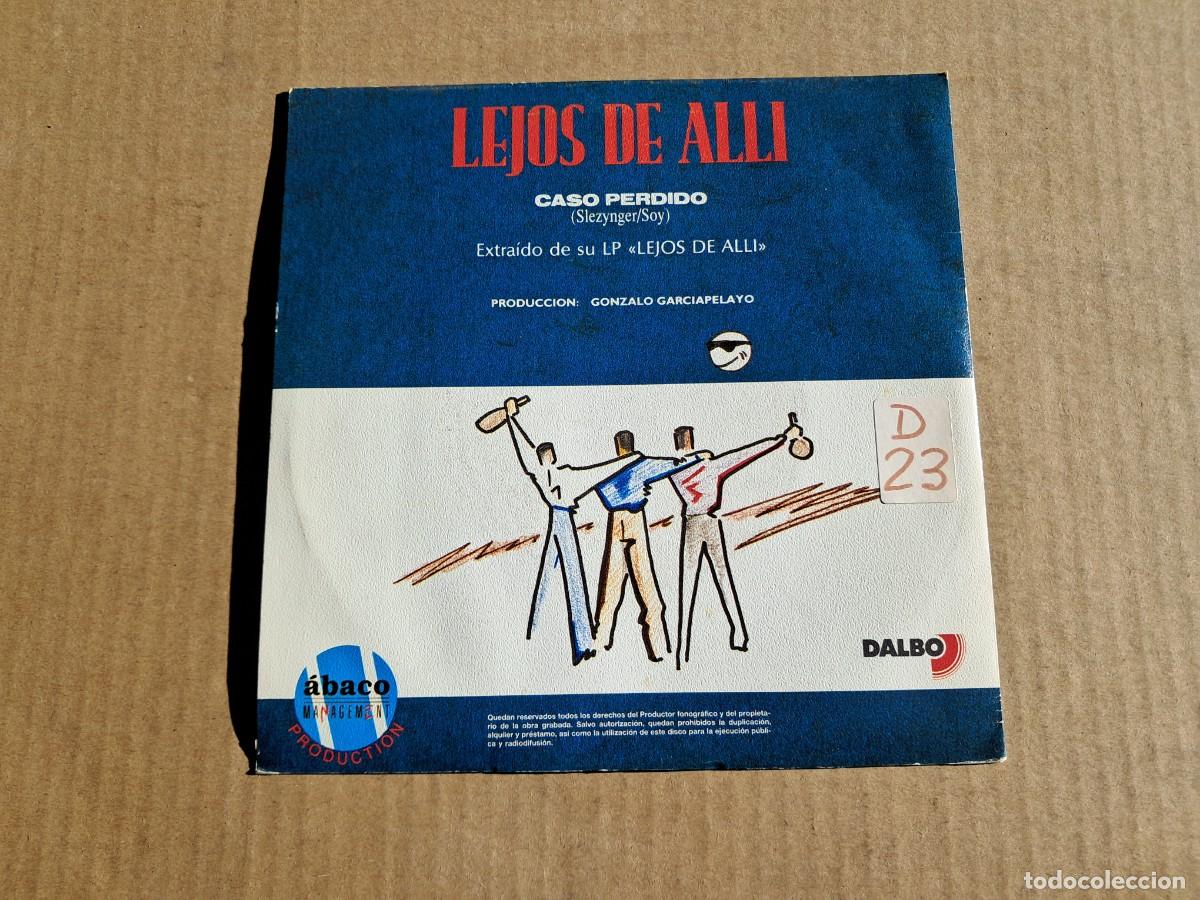 Discos de vinilo: CASO PERDIDO - LEJOS DE ALLI SINGLE 1990 - Foto 3