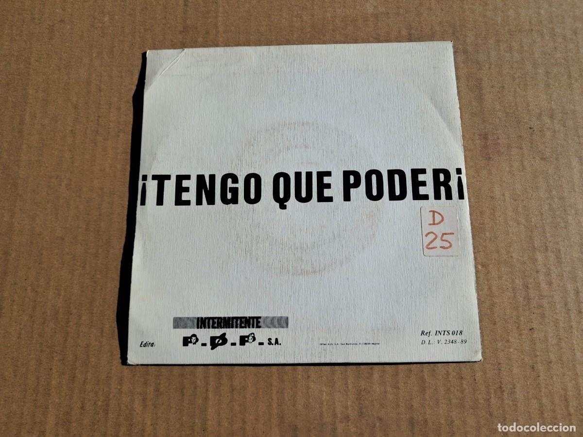 Discos de vinilo: PARIS NO IMPORTA - TENGO QUE PODER SINGLE 1989 - Foto 3