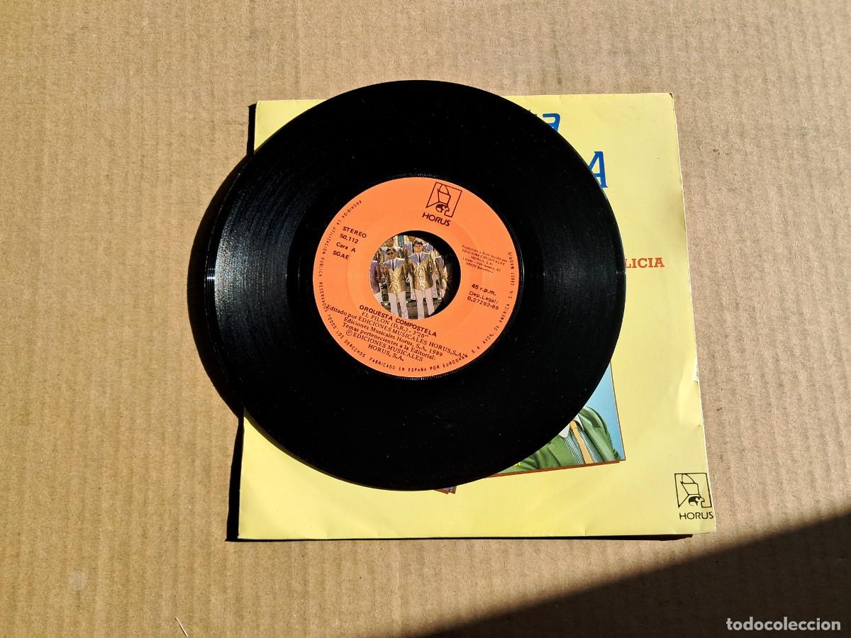 Discos de vinilo: ORQUESTA COMPOSTELA - EL PILON SINGLE 1989 - Foto 2