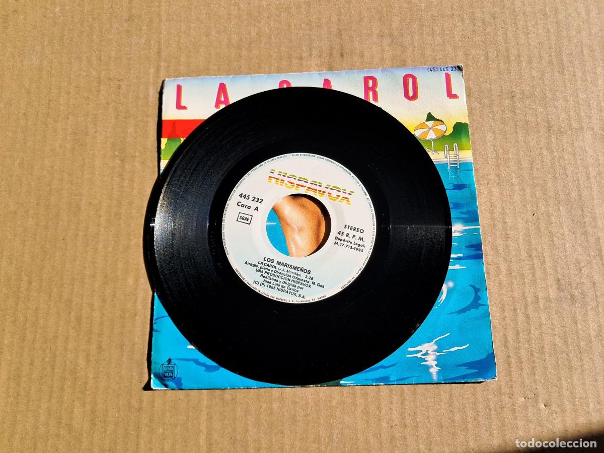 Discos de vinilo: LOS MARISME&Ntilde;OS - LA CAROL SINGLE 1985 RUMBA - Foto 2