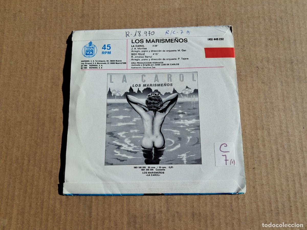 Discos de vinilo: LOS MARISME&Ntilde;OS - LA CAROL SINGLE 1985 RUMBA - Foto 3