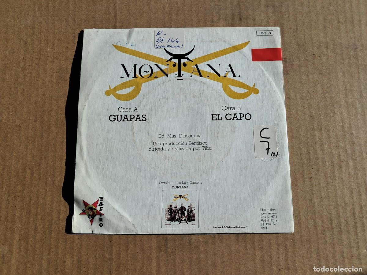 Discos de vinilo: MONTANA - GUAPAS SINGLE 1989 - Foto 3