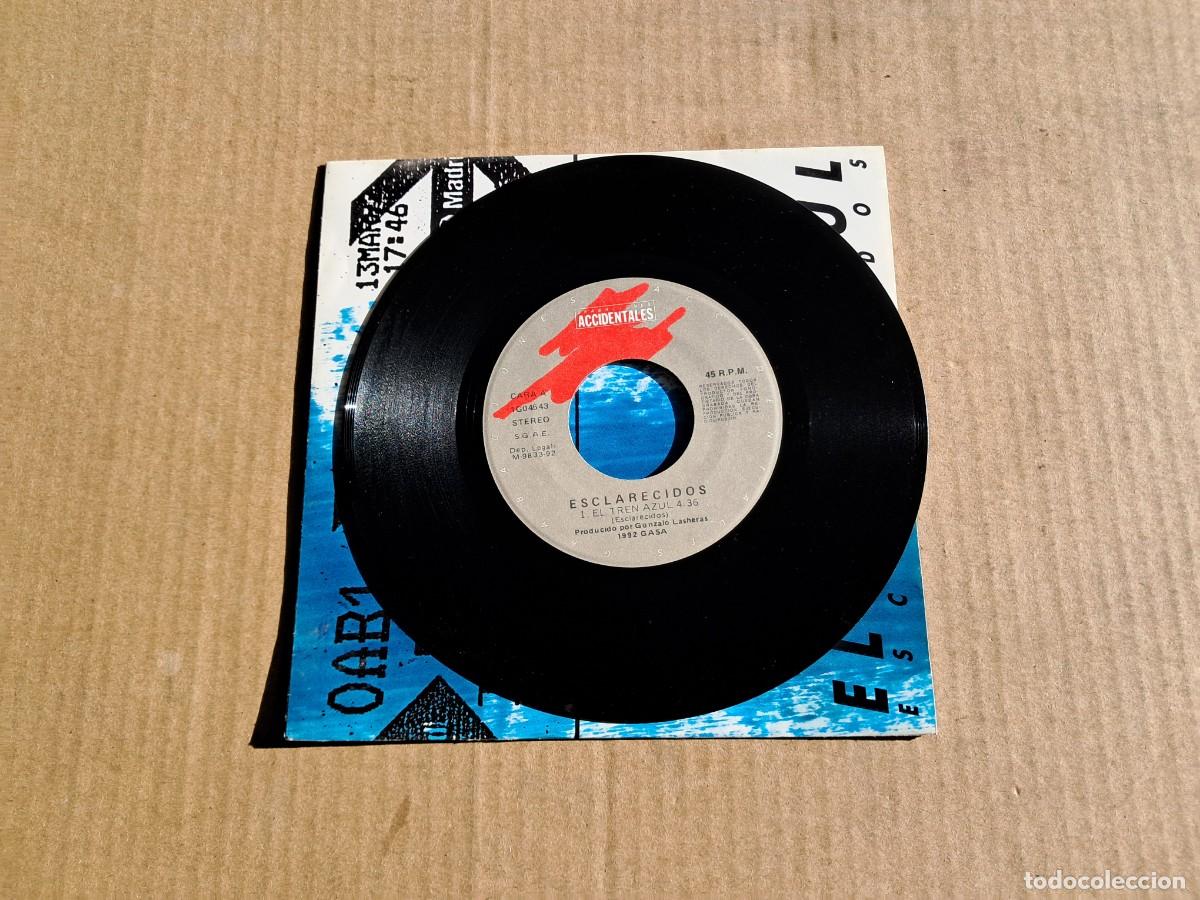 Discos de vinilo: ESCLARECIDOS - EL TREN AZUL SINGLE 1992 - Foto 2