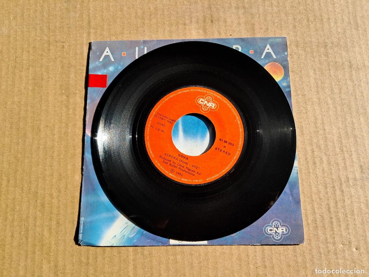 Discos de vinilo: NOVA - AURORA SINGLE 1982 EDICION ESPA&Ntilde;OLA SYNTHPOP - Foto 2