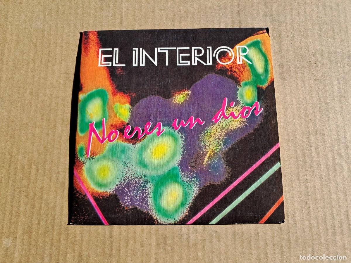 Discos de vinilo: EL INTERIOR - NO ERES UN DIOS SINGLE 1989 - Foto 1