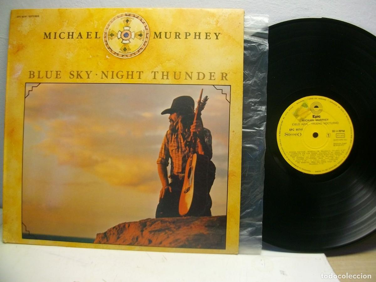 Discos de vinilo: Michael Murphey &ndash; Blue Sky &middot; Night Thunder LP 1975 - Foto 1