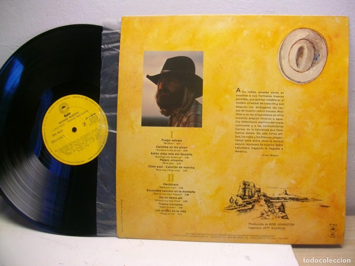 Discos de vinilo: Michael Murphey &ndash; Blue Sky &middot; Night Thunder LP 1975 - Foto 2