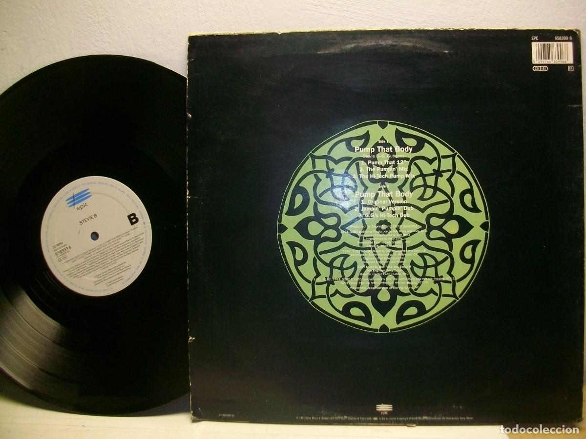 Discos de vinilo: Stevie B &ndash; Pump That Body -Maxi Single 12&rdquo; - Foto 2
